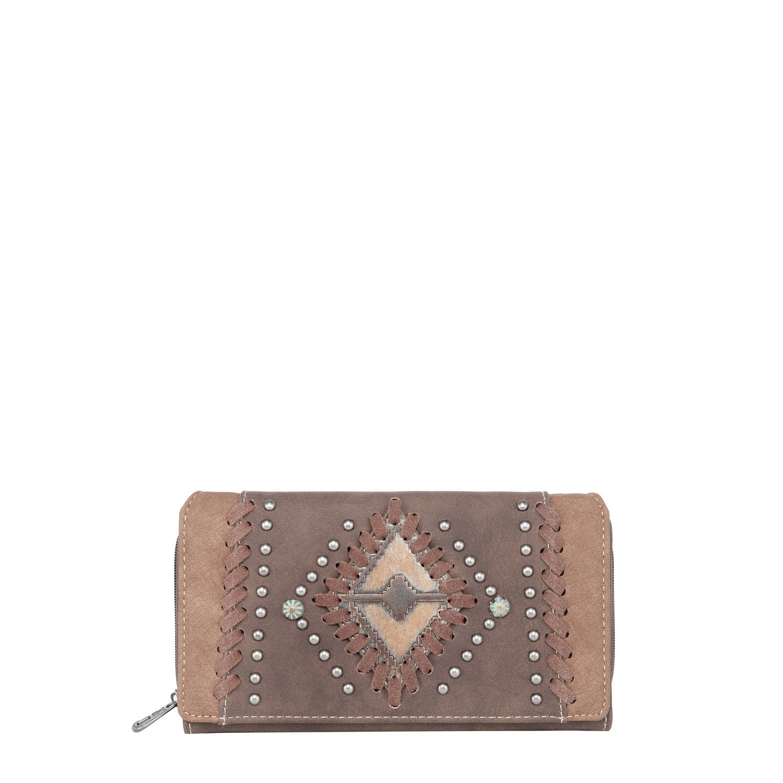 Montana West Aztec Tooled Collection Western Wallet - Cowgirl Wear