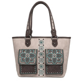 Montana West Floral Embroidered Collection Concealed Carry Tote