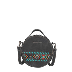 Montana West Embroidered Aztec Collection Crossbody Circle Bag - Cowgirl Wear