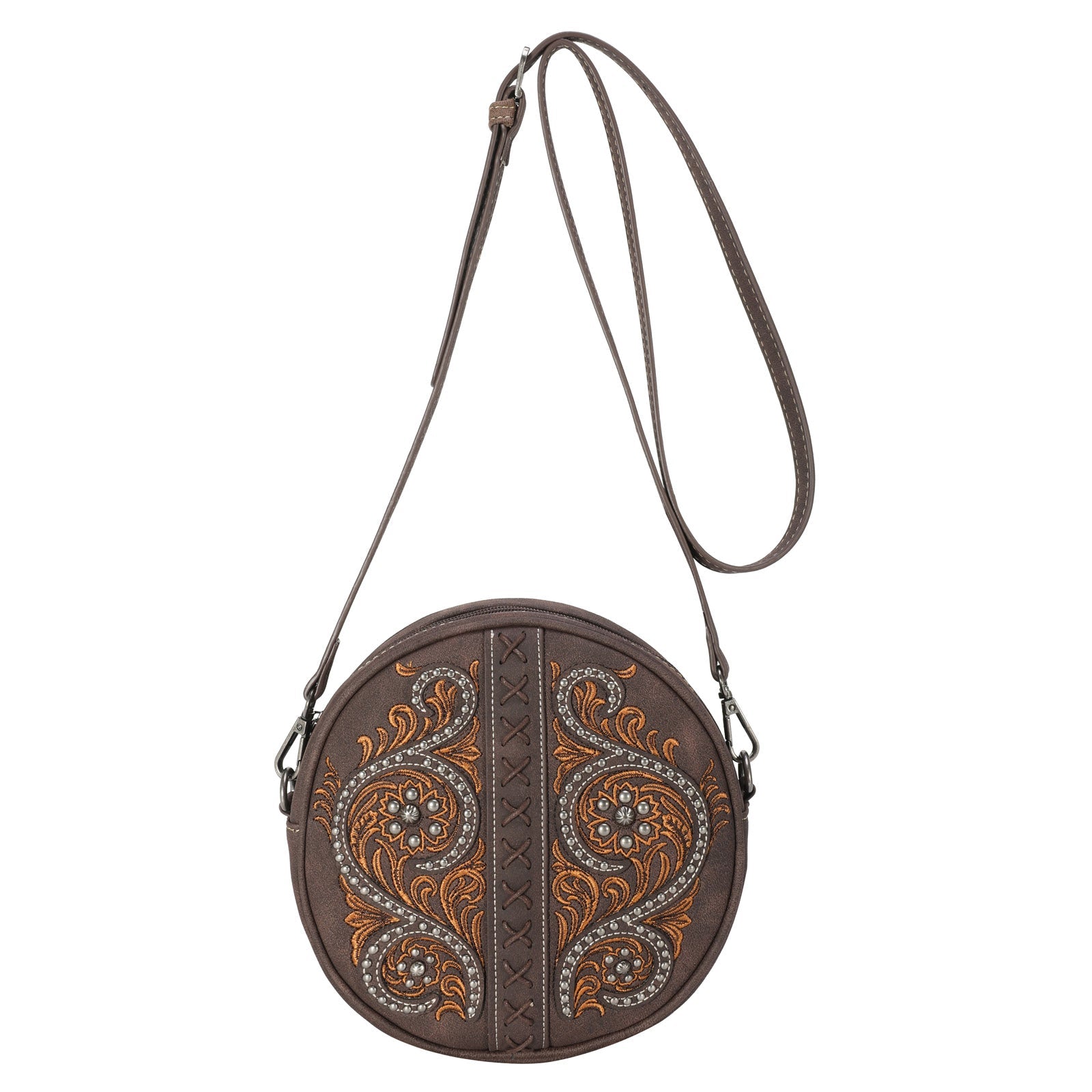 Montana West Floral Embroidered Collection Circle Bag/Crossbody - Cowgirl Wear