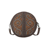 Montana West Floral Embroidered Collection Circle Bag/Crossbody