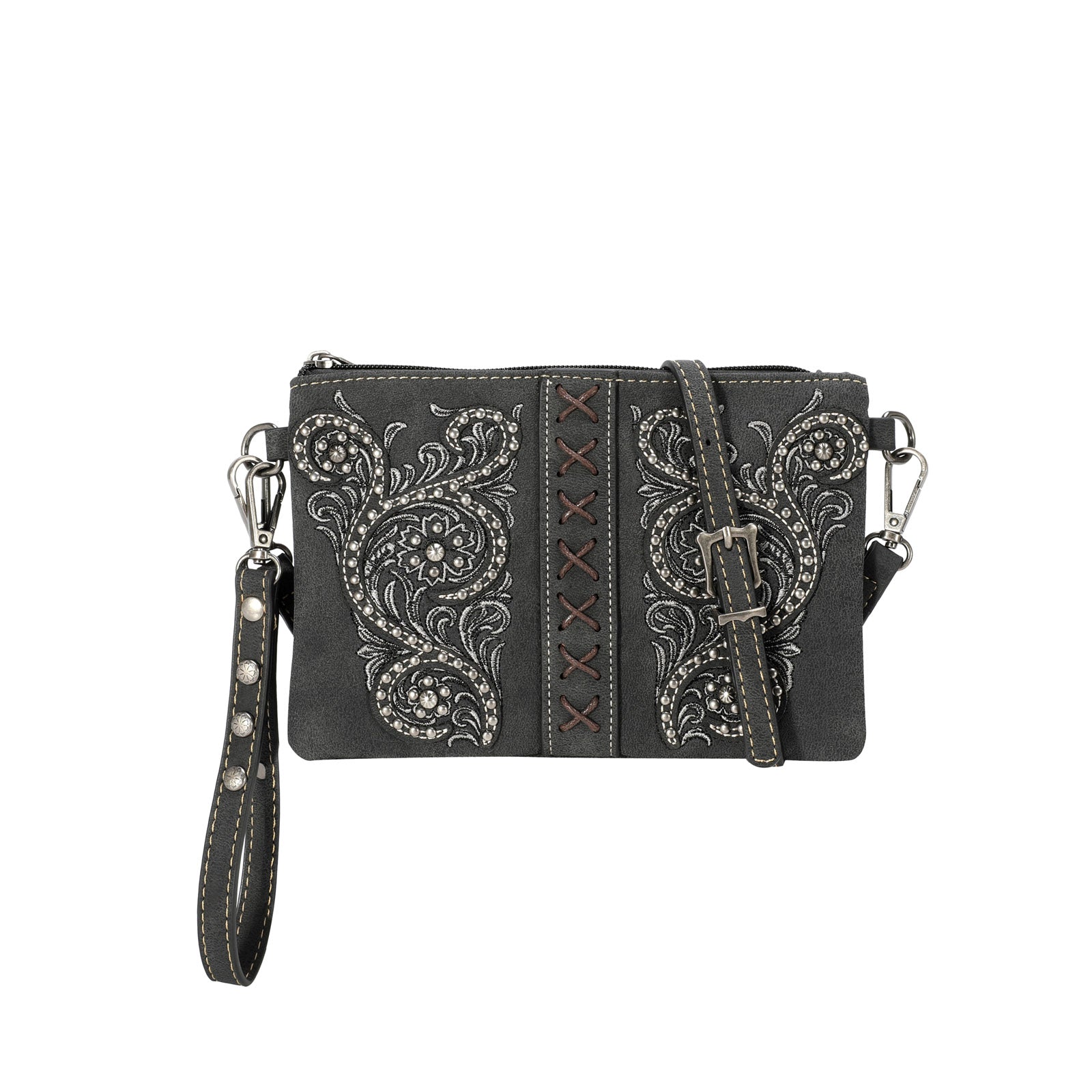Montana West Floral Embroidered Collection Clutch/Crossbody - Cowgirl Wear