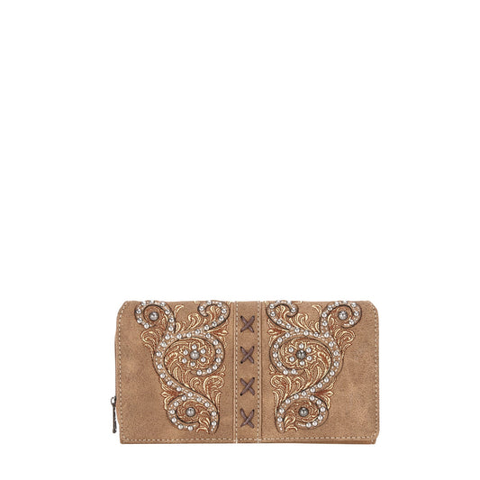 Montana West Floral Embroidered Collection Wallet - Cowgirl Wear