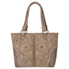 Montana West Floral Embroidered Collection Concealed Carry Tote - Cowgirl Wear