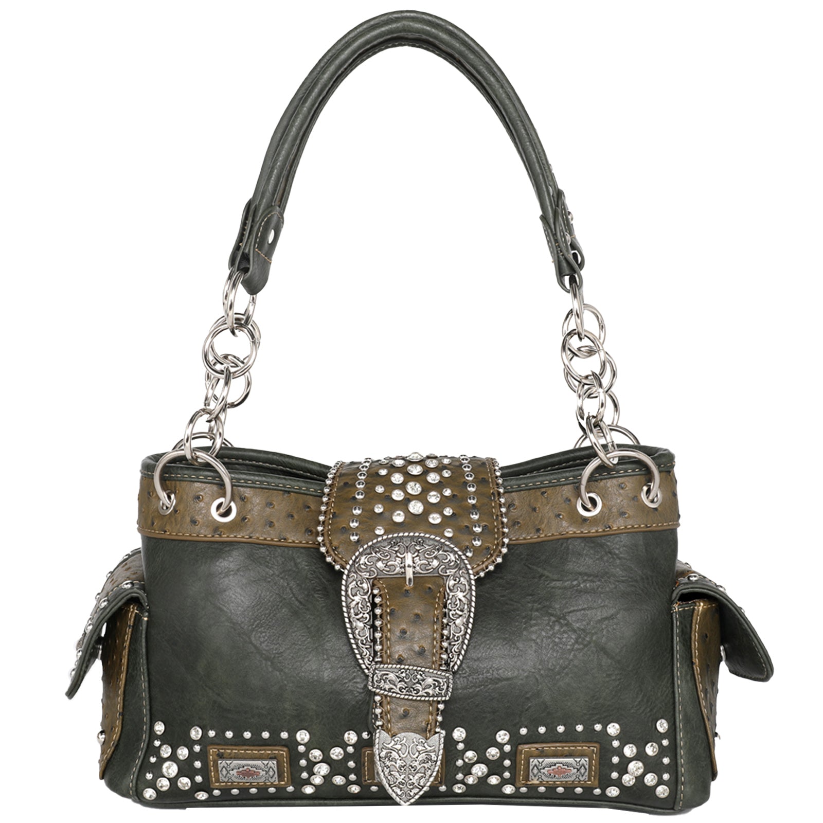 Montana West Buckle Collection Concealed Carry Satchel - Cowgirl Wear