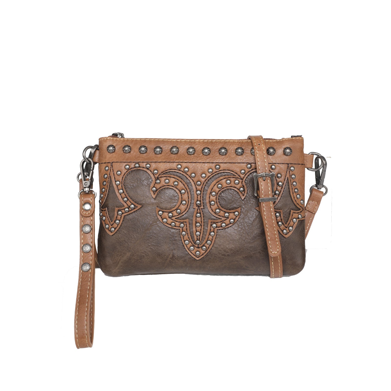 Montana West Boot Scroll Collection Clutch/Crossbody - Cowgirl Wear