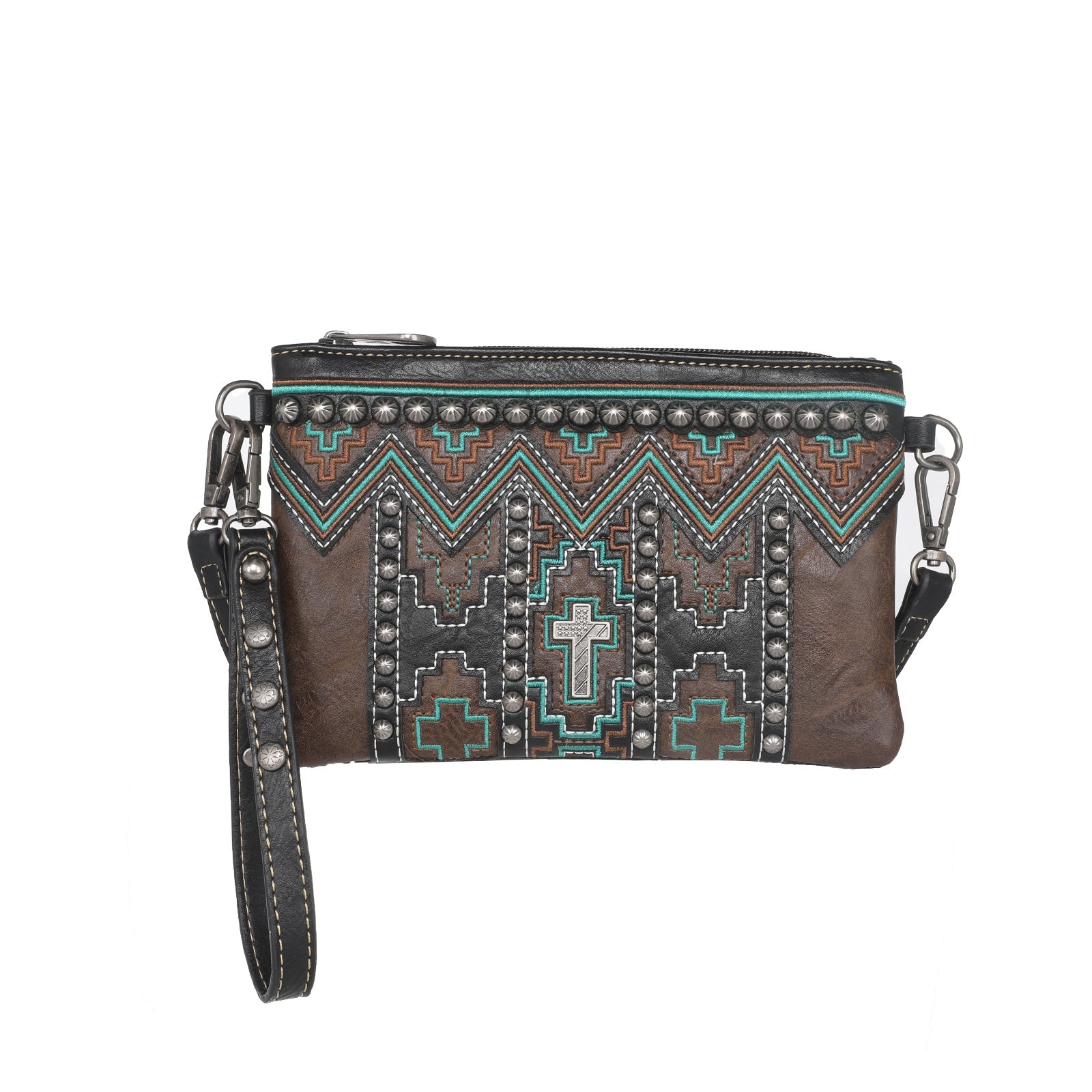 Montana West Concho Collection Clutch/Crossbody - Cowgirl Wear
