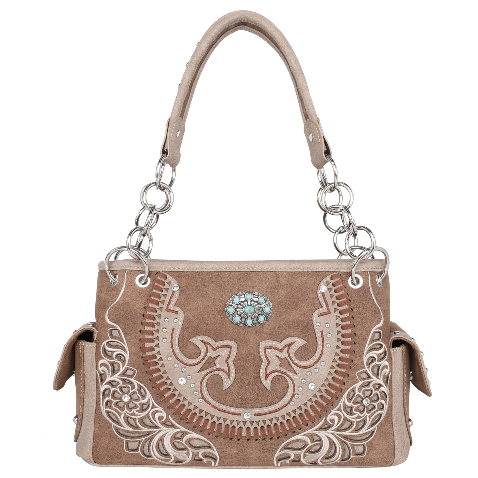 Montana West Cut-Out Collection Concealed Carry Satchel - Cowgirl Wear