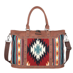 Montana West Aztec Tapestry Collection Weekender Bag - Cowgirl Wear