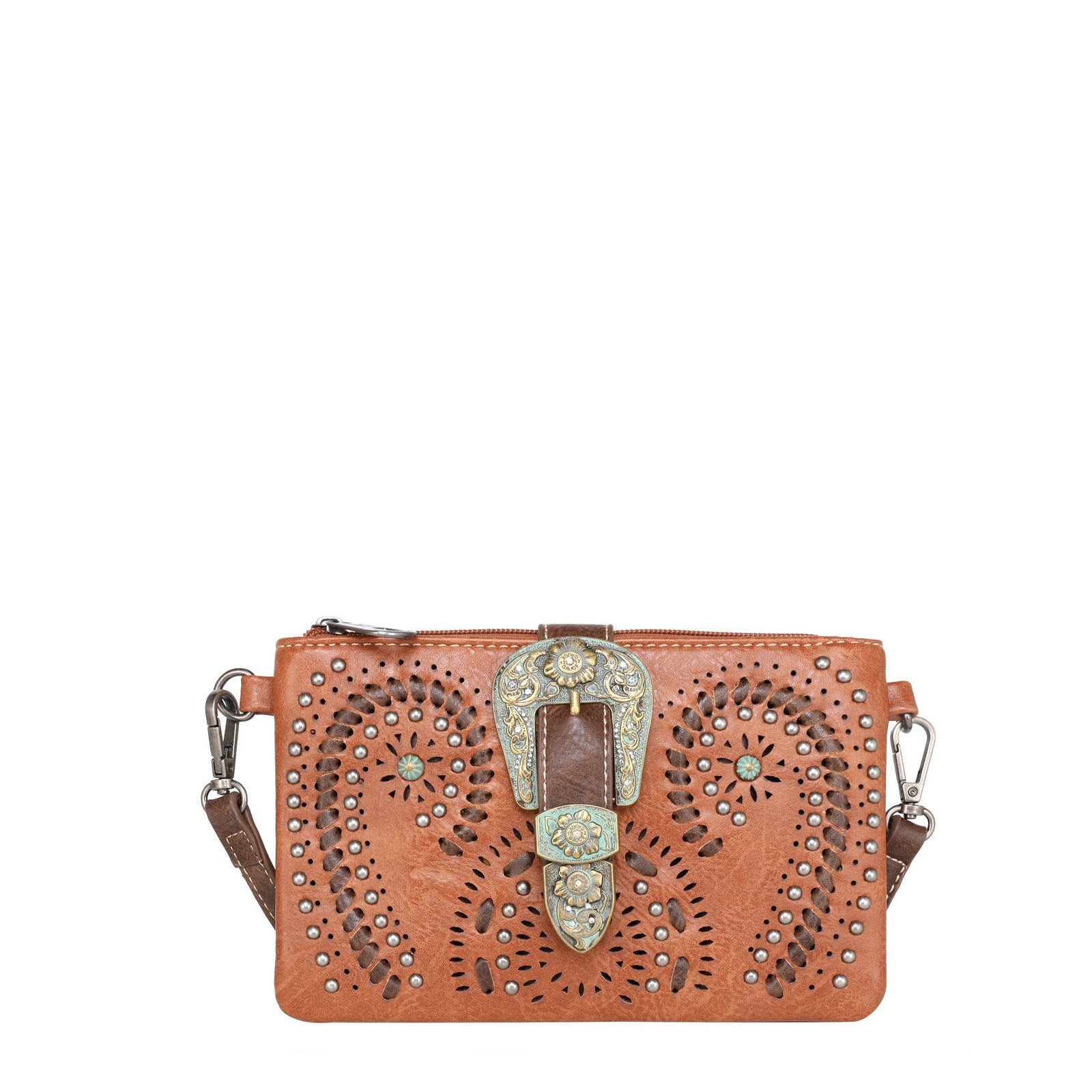 Montana West Buckle Collection Clutch/Crossbody - Cowgirl Wear