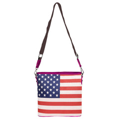Montana West American Pride Collection Canvas Crossbody - Cowgirl Wear