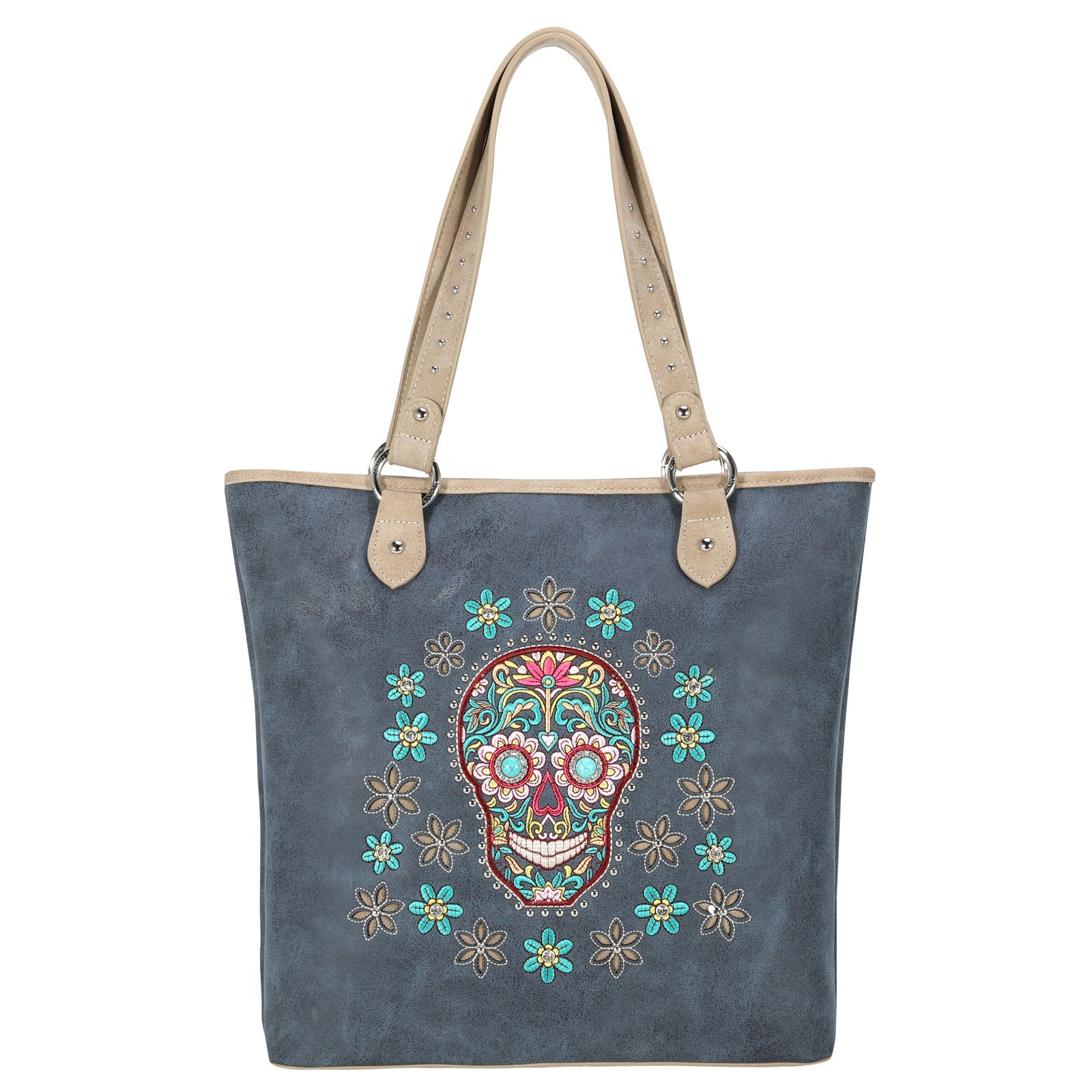 Montana West Sugar Skull Collection Concealed Carry Tote - Cowgirl Wear