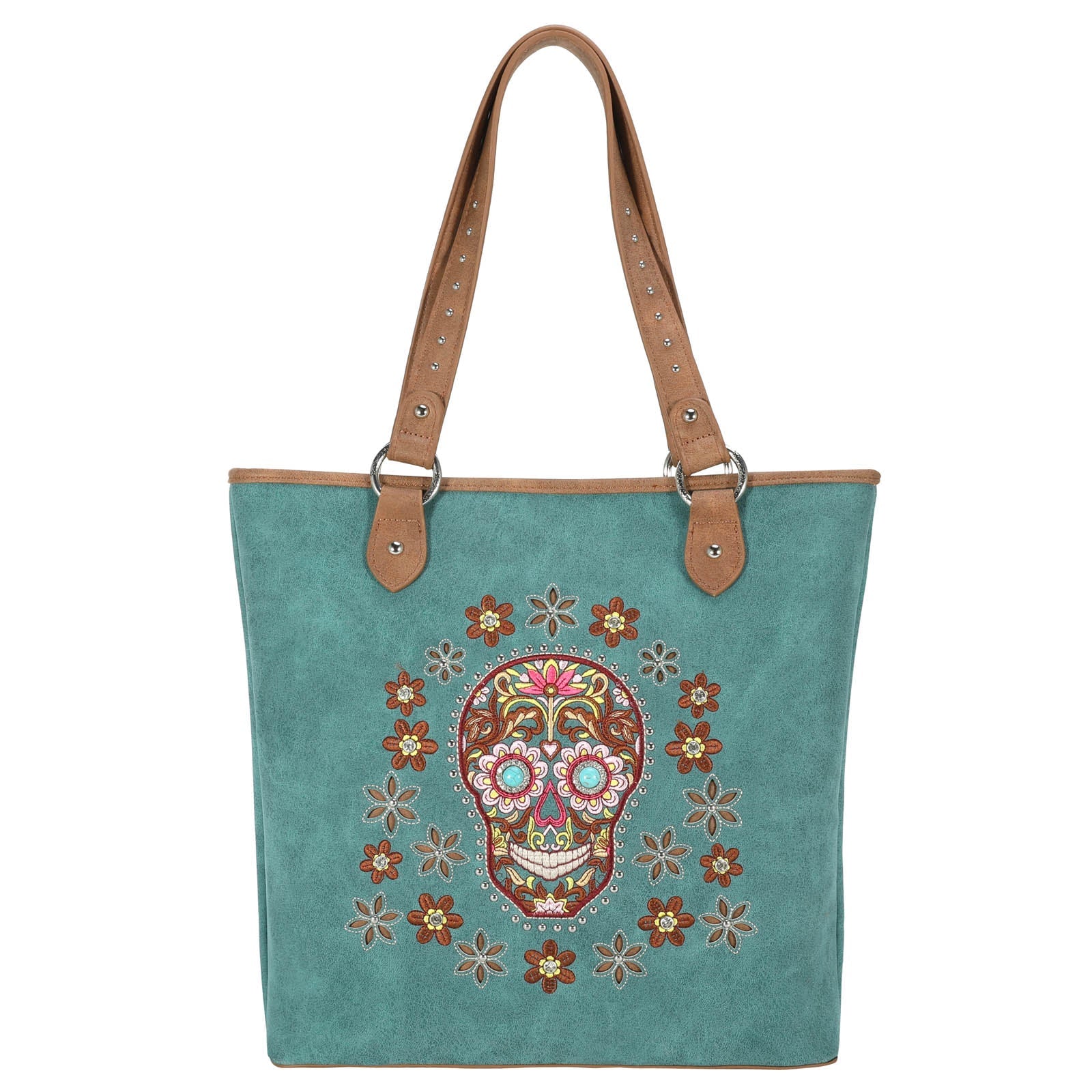 Montana West Sugar Skull Collection Concealed Carry Tote - Cowgirl Wear