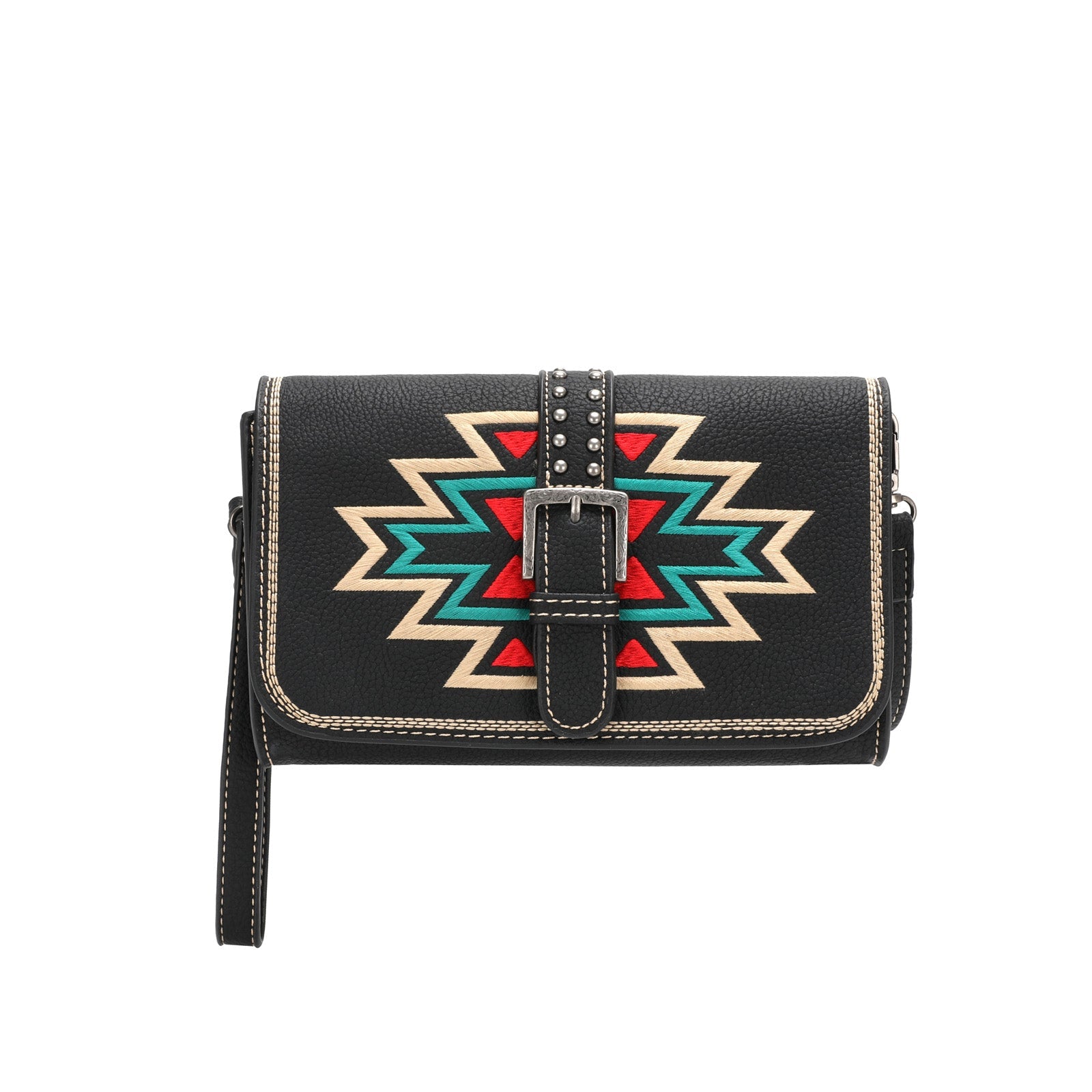 Montana West Aztec Collection Wallet/Crossbody - Cowgirl Wear