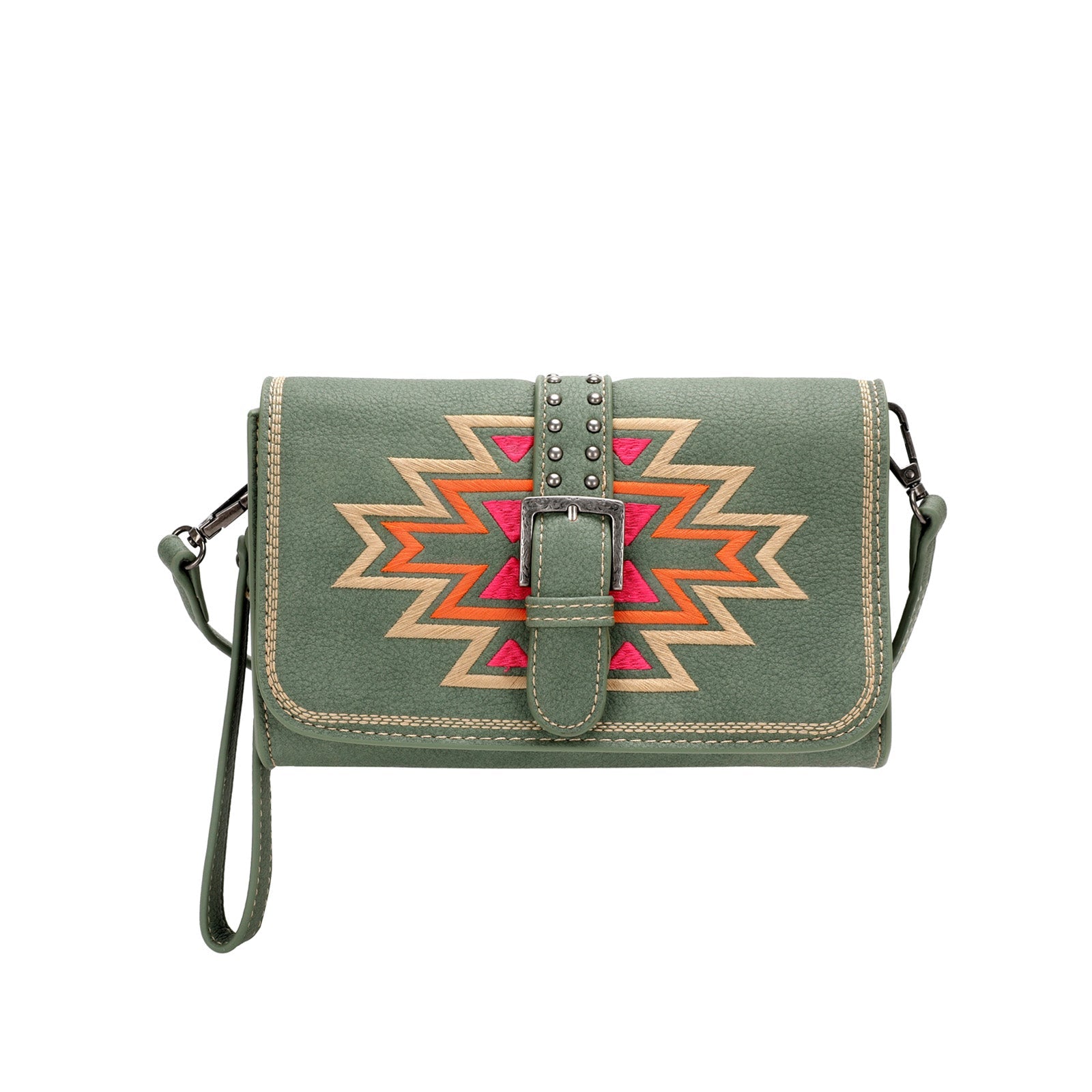 Montana West Aztec Collection Wallet/Crossbody - Cowgirl Wear