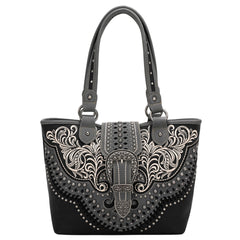 Montana West Buckle Collection Concealed Carry Tote - Cowgirl Wear