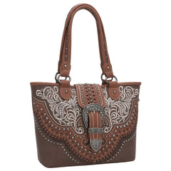 Montana West Buckle Collection Concealed Carry Tote - Cowgirl Wear