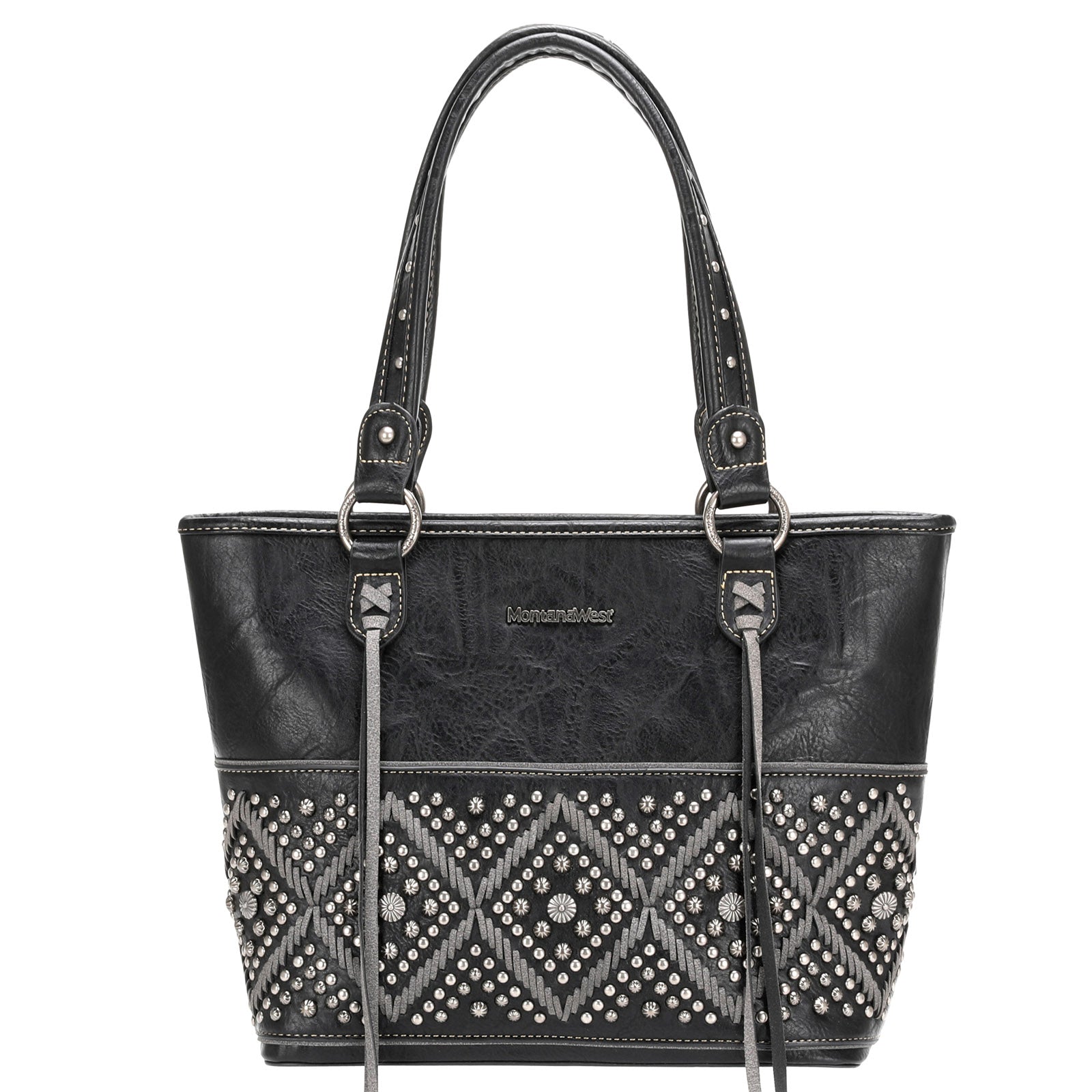 Montana West Studs Collection Concealed Carry Tote - Cowgirl Wear
