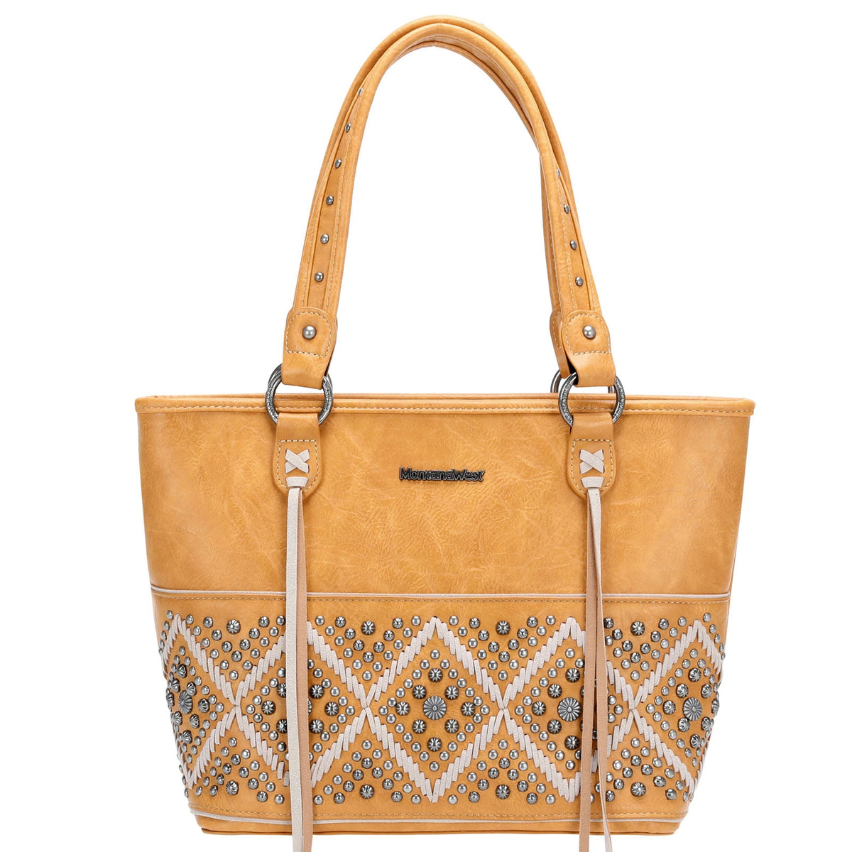 Montana West Studs Collection Concealed Carry Tote - Cowgirl Wear