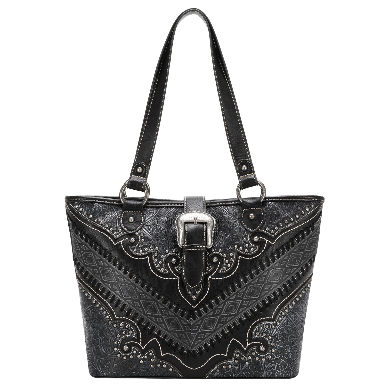 Montana West Buckle Collection Concealed Carry Tote - Cowgirl Wear