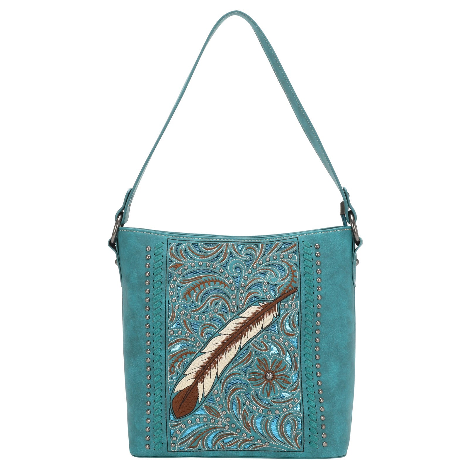 Montana West Embroidered Collection Concealed Carry Hobo - Cowgirl Wear