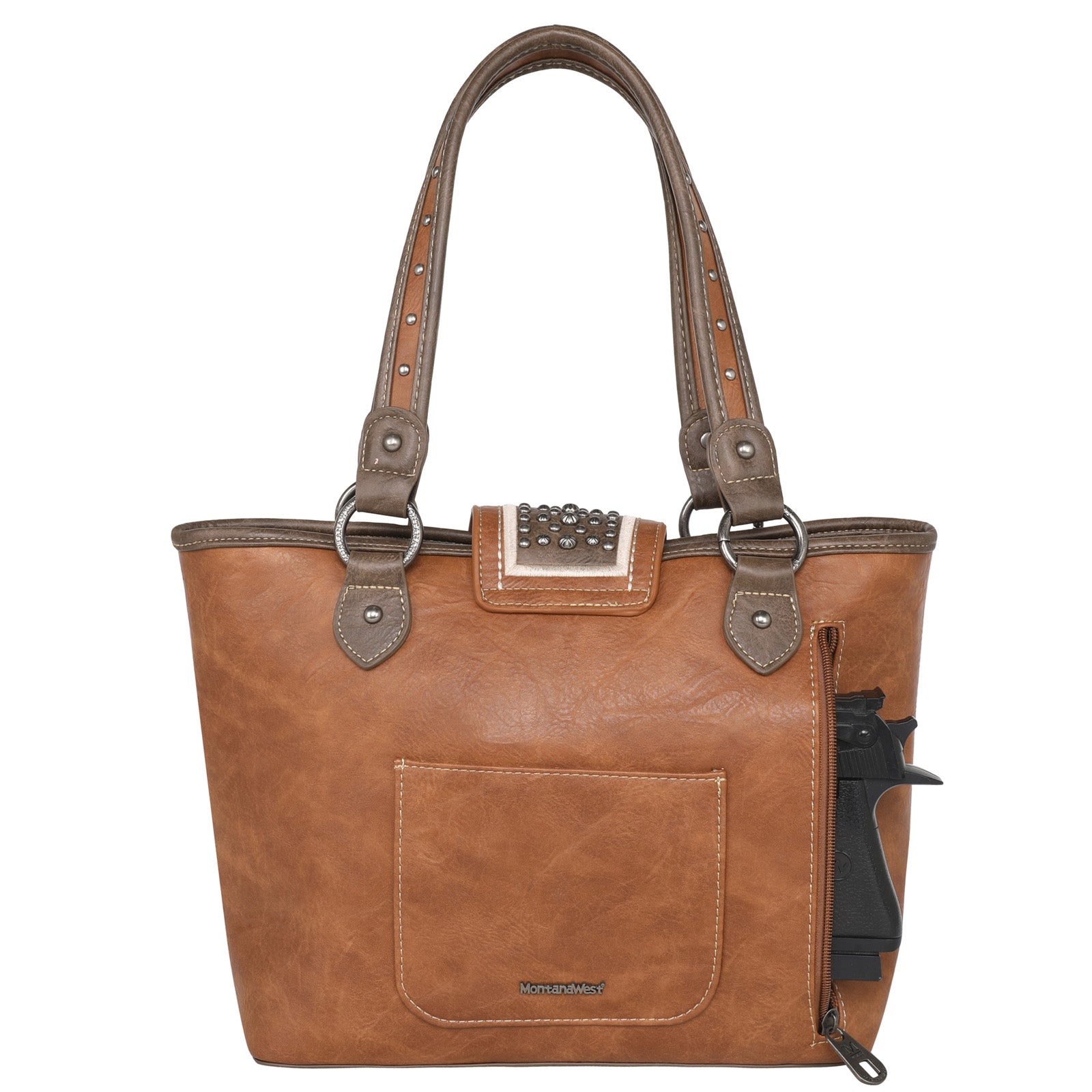 Montana West Concho Collection Concealed Carry Tote - Cowgirl Wear