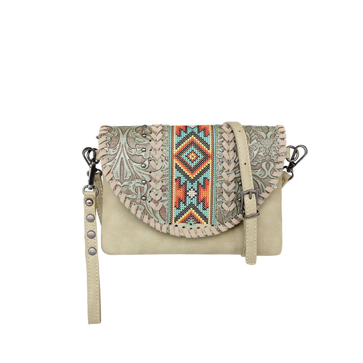 Montana West Tooled Collection Crossbody/Wristlet - Cowgirl Wear