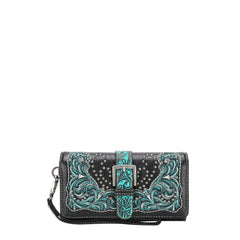 Montana West Cut-Out/Buckle Collection Wallet - Cowgirl Wear