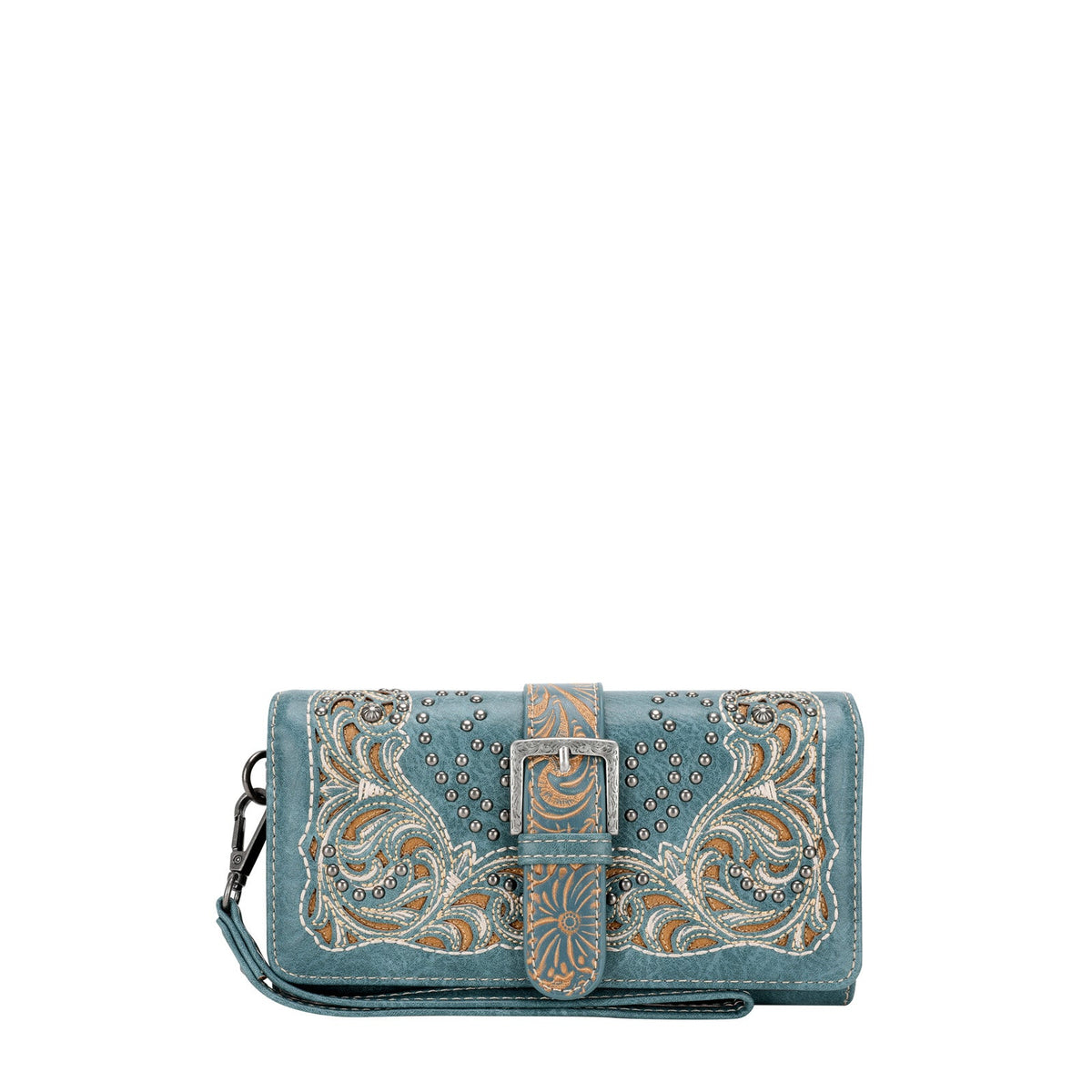 Montana West Cut-Out/Buckle Collection Wallet - Cowgirl Wear