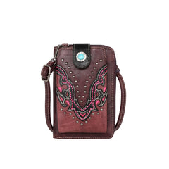 Montana West Cut-out Collection Phone Wallet/Crossbody - Cowgirl Wear