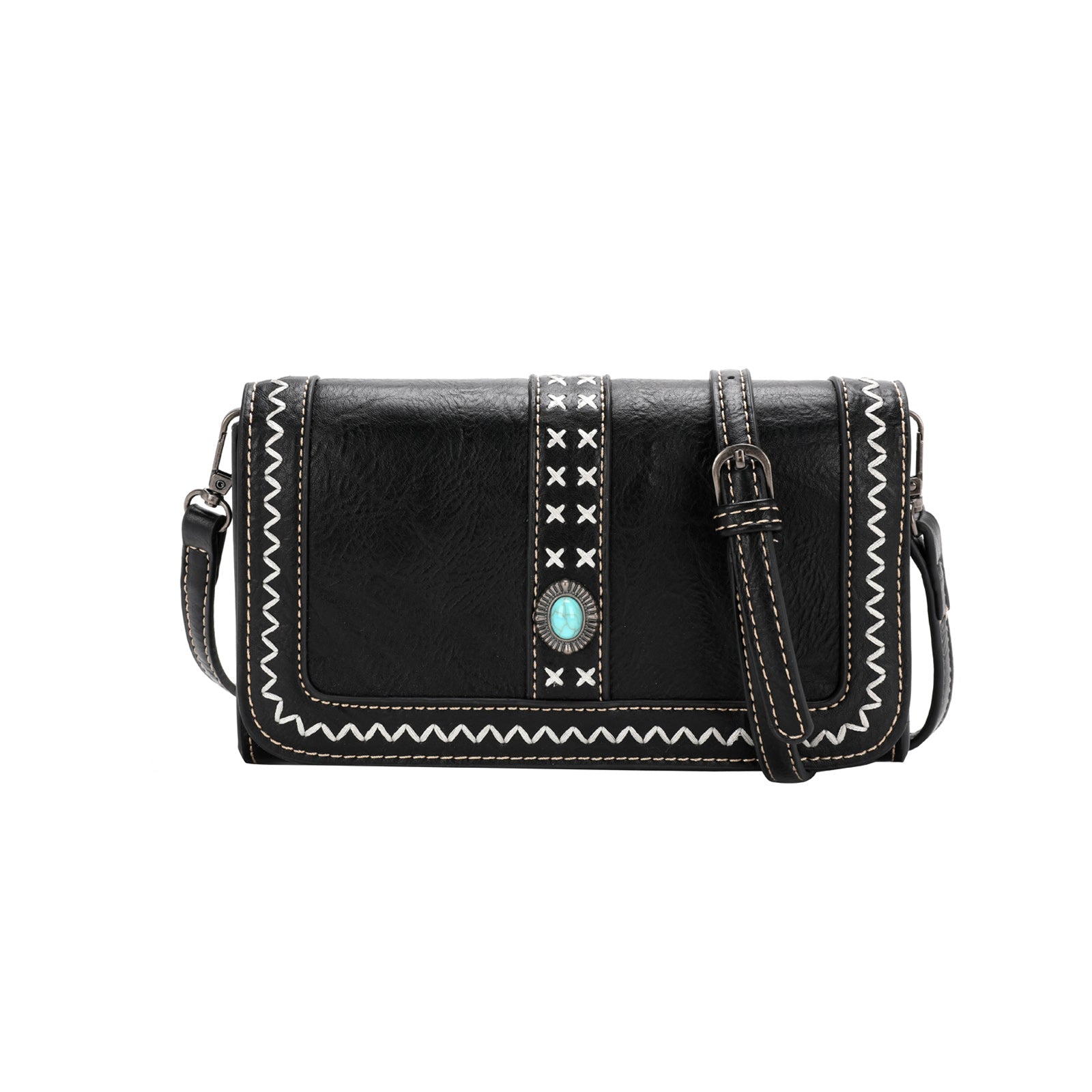 Montana West Concho Collection Wallet/Crossbody - Cowgirl Wear