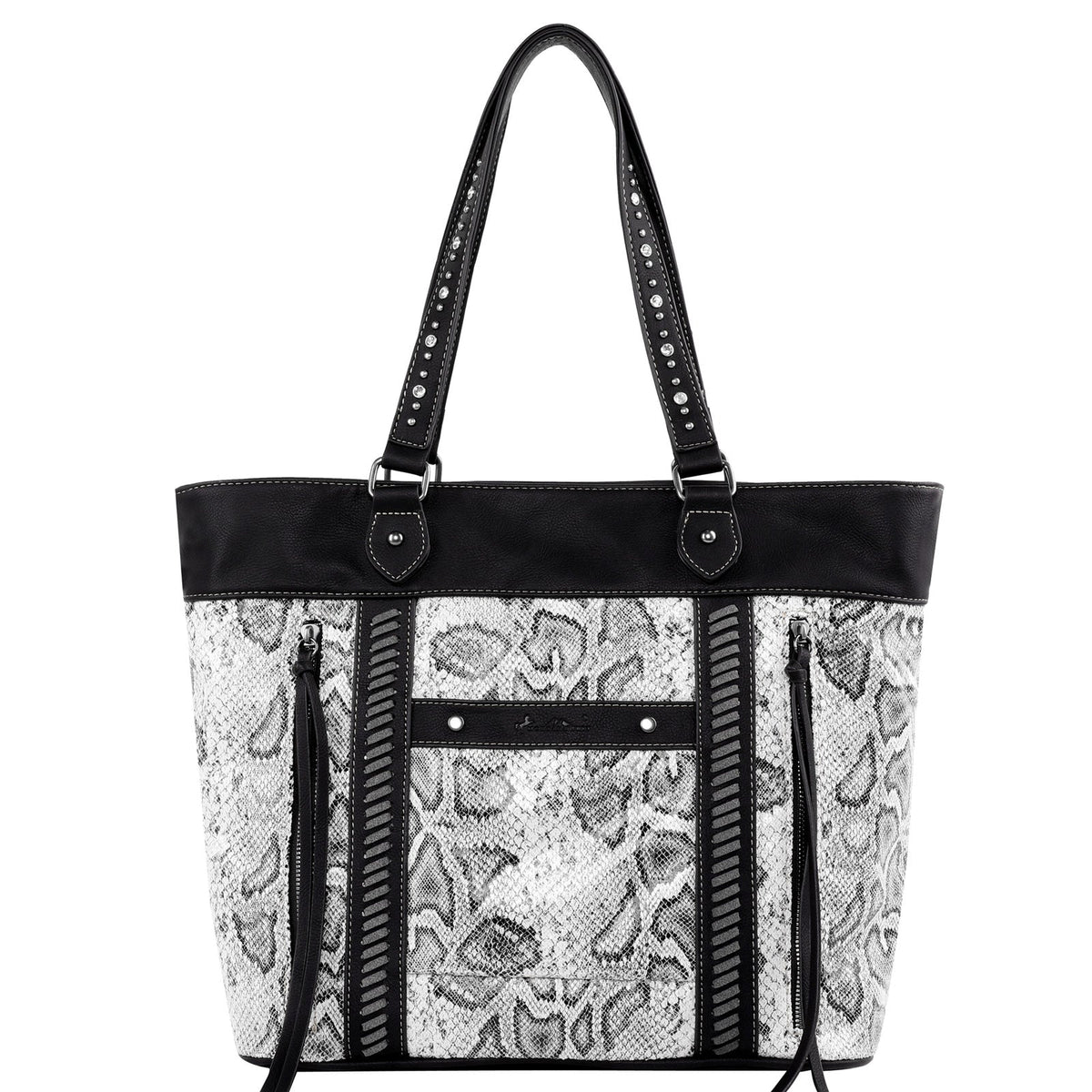 Montana West Snake Print Concealed Carry Wide Tote - Cowgirl Wear