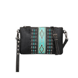 Montana West Aztec Embossed Collection Clutch/Crossbody - Cowgirl Wear