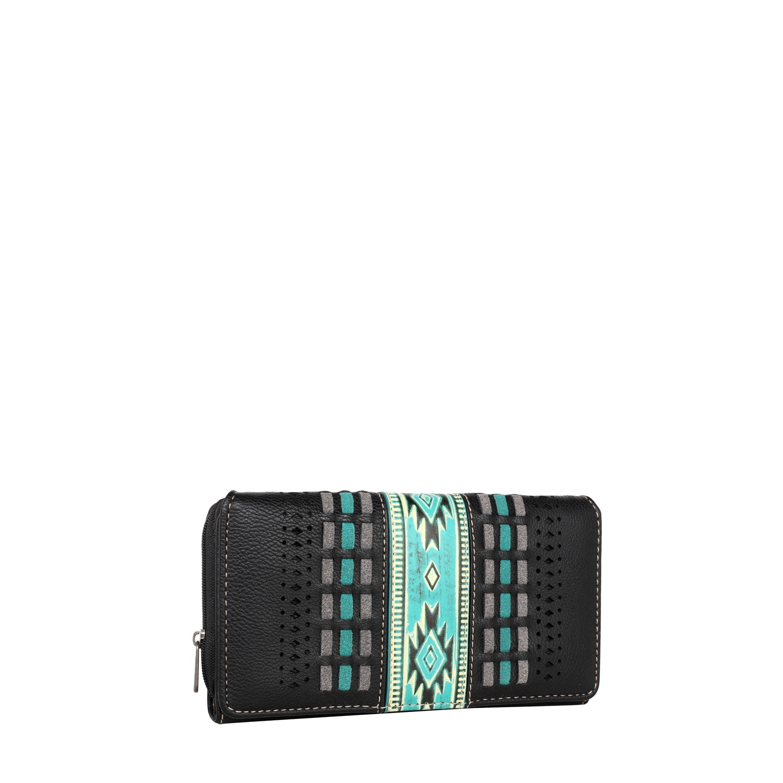 Montana West Aztec Embossed  Collection Wallet - Cowgirl Wear