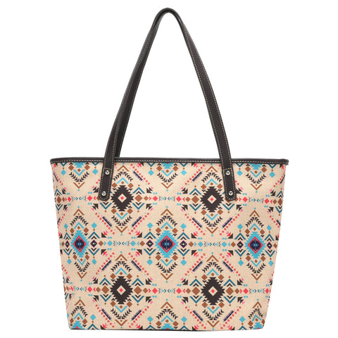 Montana West Aztec Print Canvas Tote Bag - Cowgirl Wear