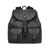 Montana West Tooled Collection Backpack - Black