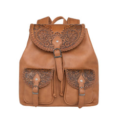Montana West Tooled Collection Backpack - Brown - Cowgirl Wear