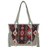 Montana West Aztec Tapestry Fringe Concealed Carry Tote