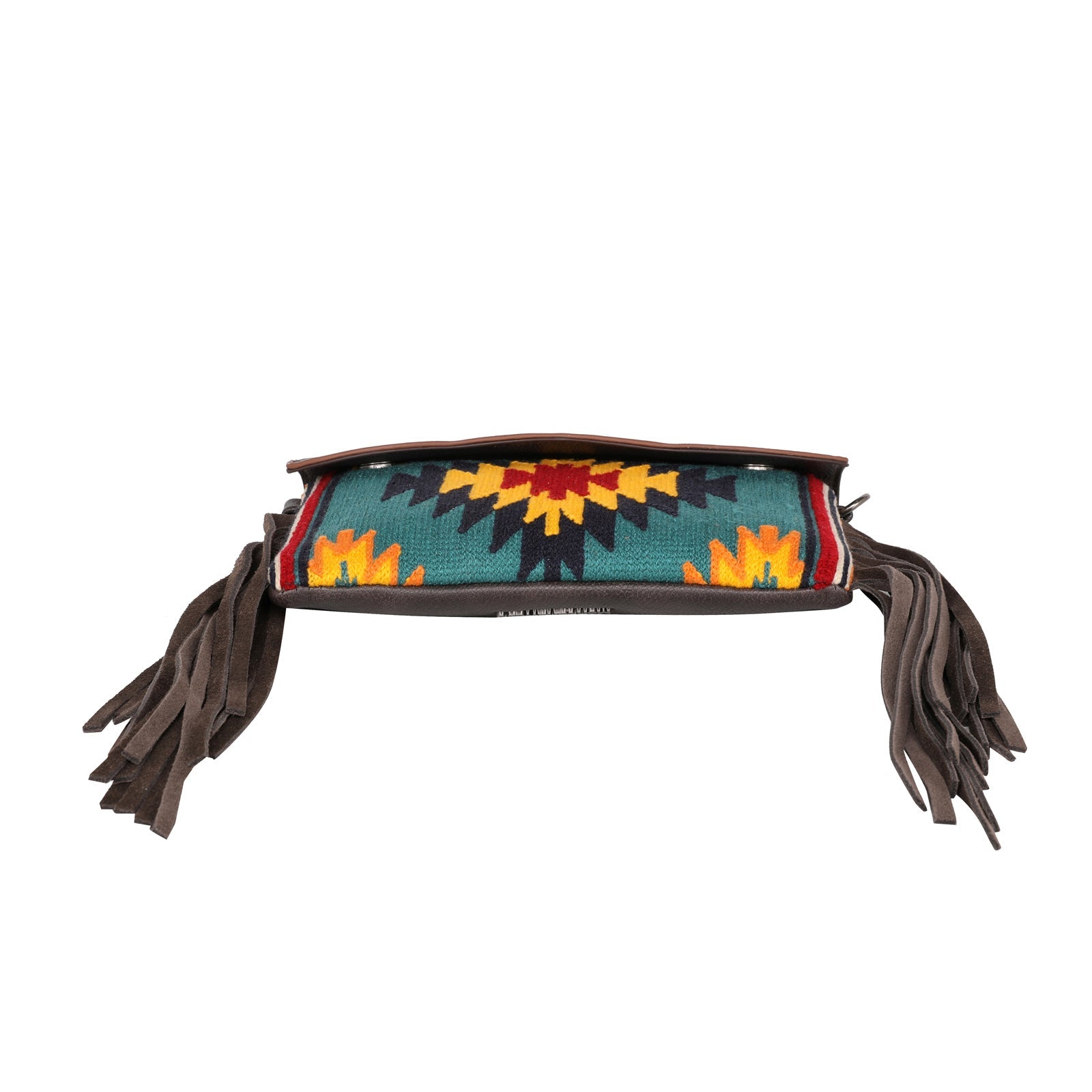 Montana West Aztec Tapestry Tooled Collection Clutch/Crossbody - Cowgirl Wear