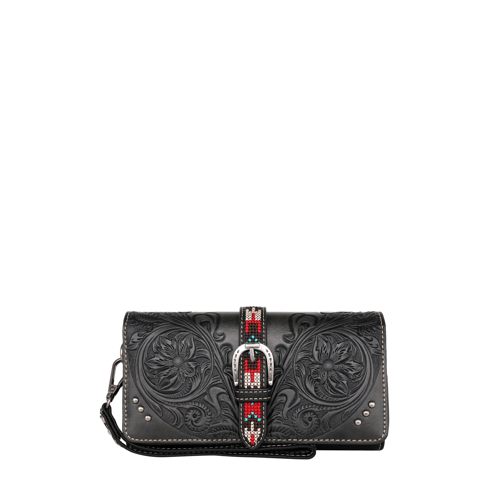 Montana West Tooled/Bubkle Collection Wallet - Cowgirl Wear