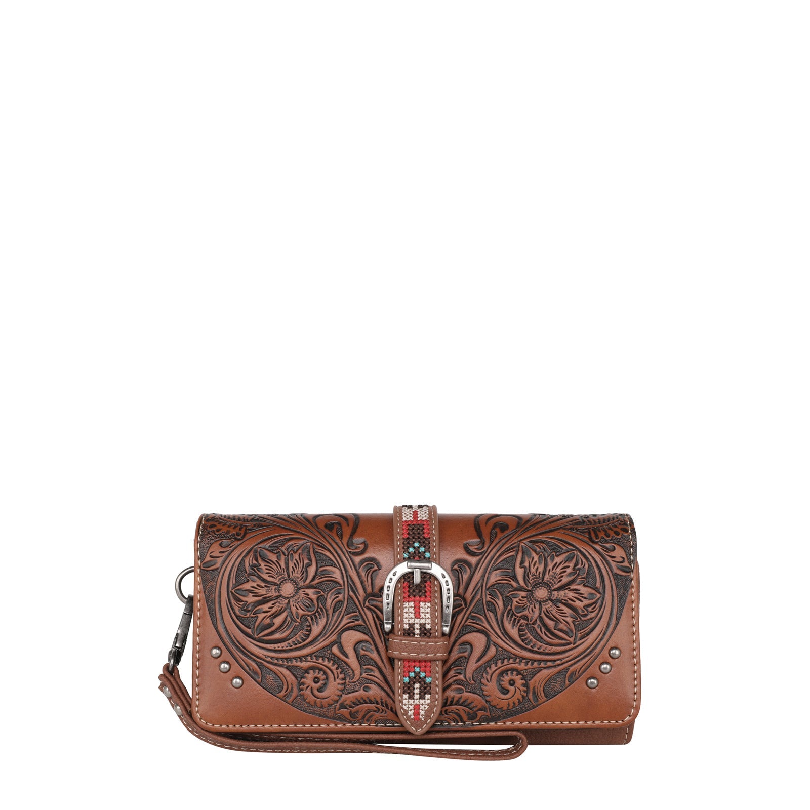 Montana West Tooled/Bubkle Collection Wallet - Cowgirl Wear