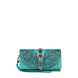 Montana West Tooled/Bubkle Collection Wallet
