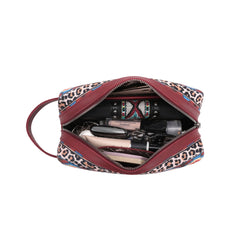 Montana West Leopard/Aztec Multi Purpose/Travel Pouch - Cowgirl Wear