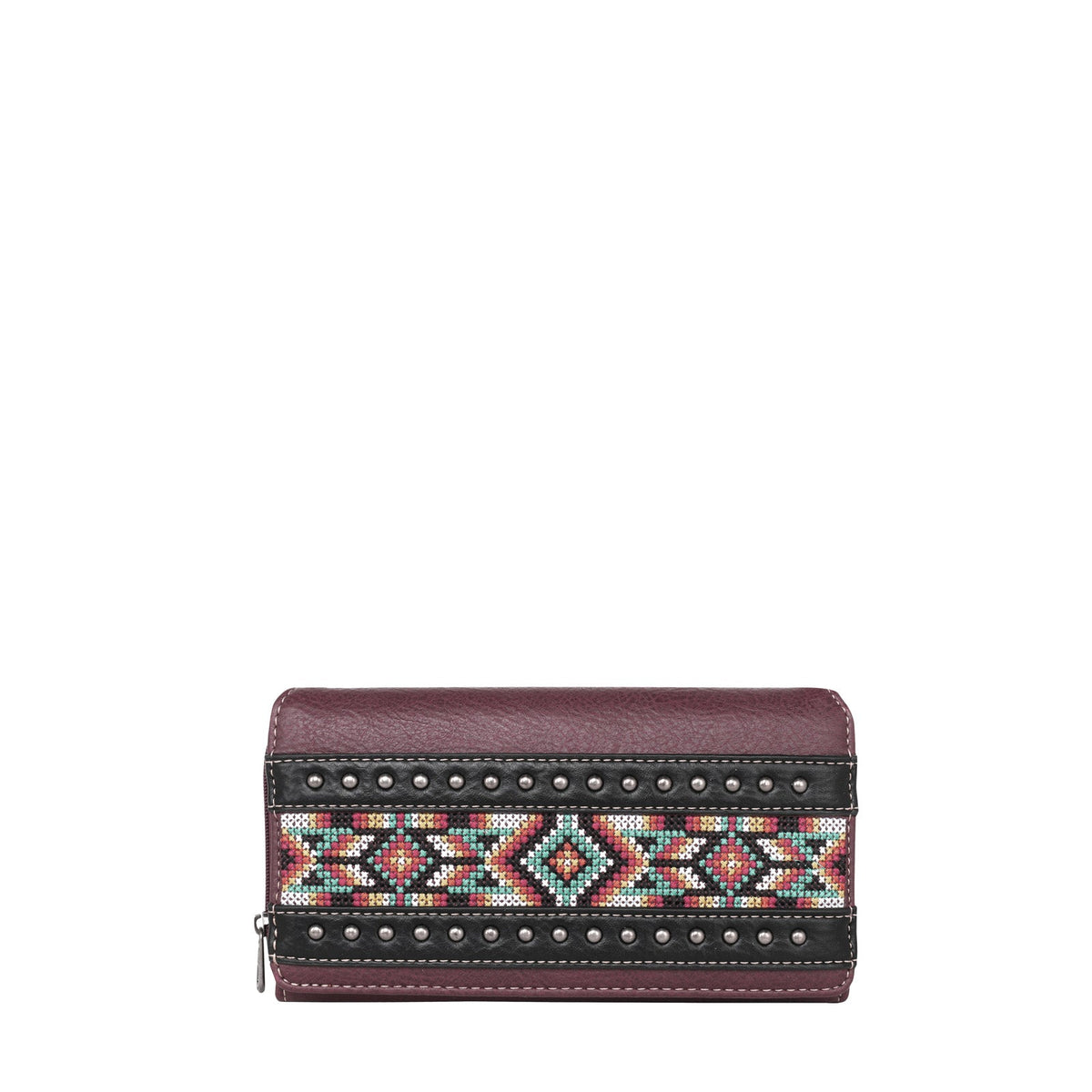 Montana West Embroidered Aztec Collection Wallet - Cowgirl Wear