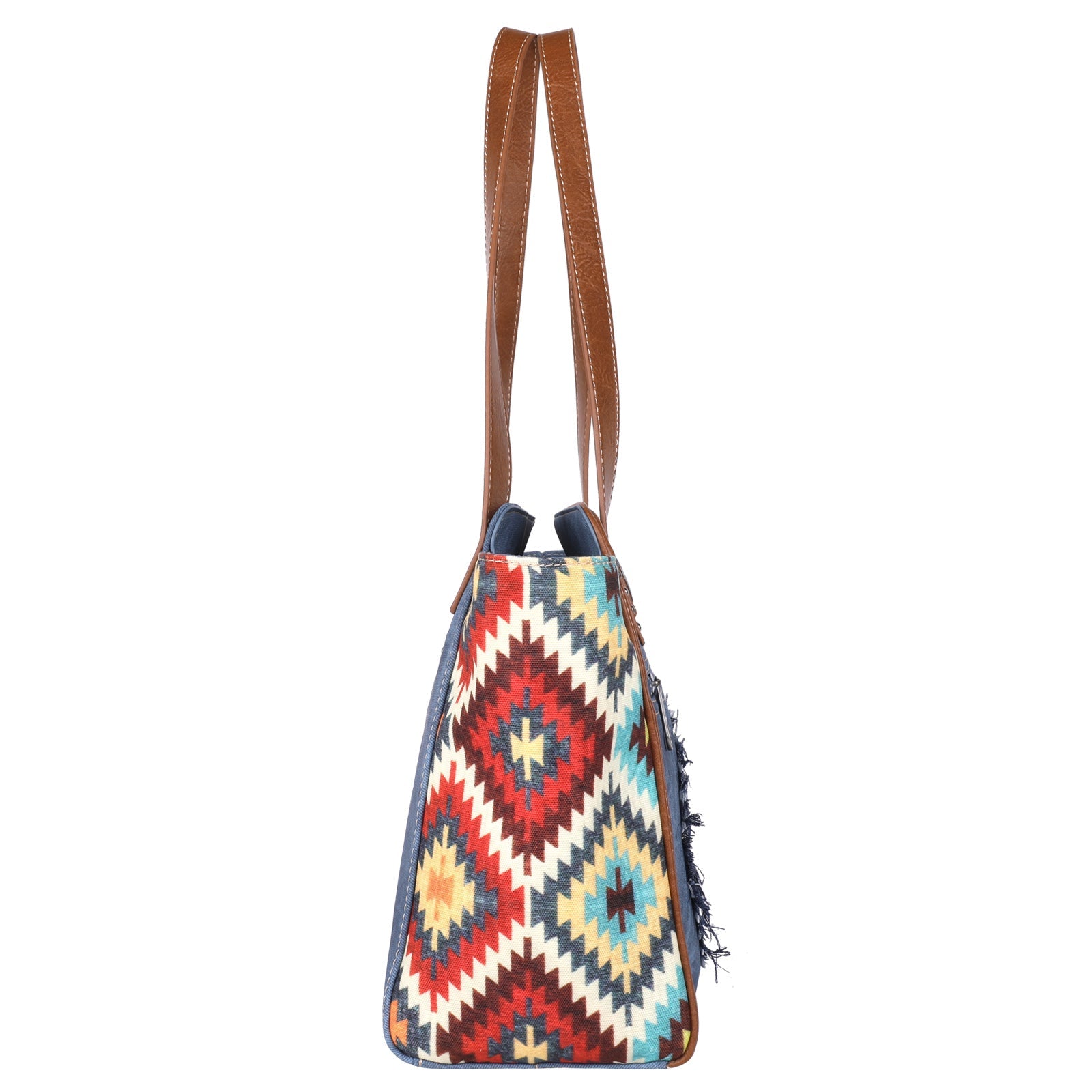 Montana West Aztec Jean Denim Collection Tote - Cowgirl Wear