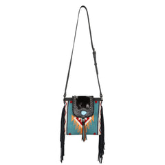 Montana West Hair-On Cowhide Collection Aztec Tapestry Concealed Carry Crossbody - Cowgirl Wear