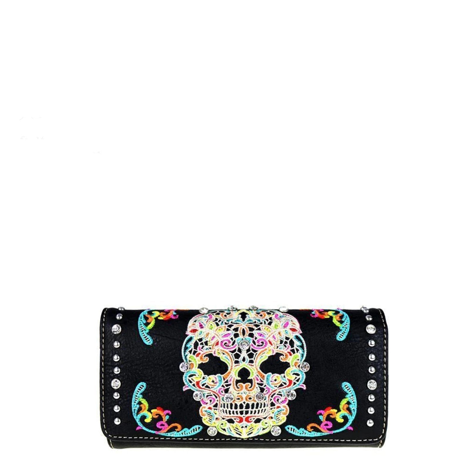 Montana West Sugar Skull Collection Wallet - Cowgirl Wear