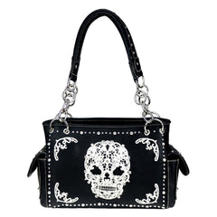 Sugar Skull Concealed Carry Satchel - Cowgirl Wear