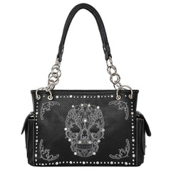 Sugar Skull Concealed Carry Satchel - Cowgirl Wear