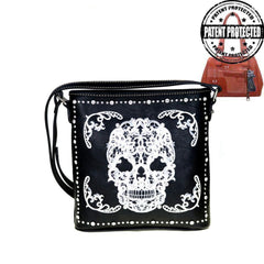 Montana West Sugar Skull Collection Concealed Handgun Crossbody - Cowgirl Wear